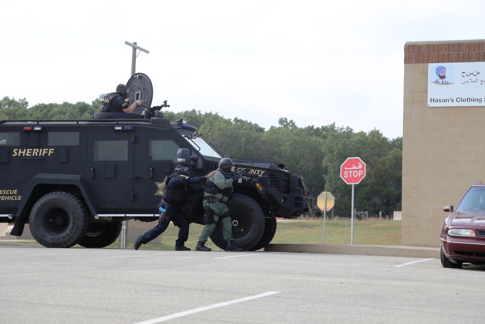 Multiple law-enforcement agencies train at Fort McCoy’s CACTF