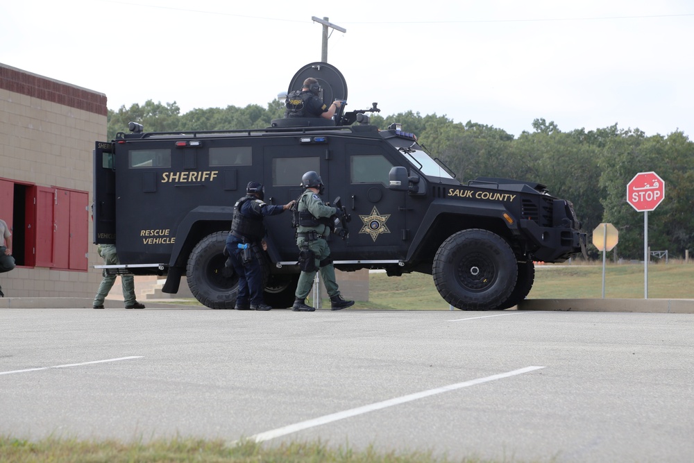 Multiple law-enforcement agencies train at Fort McCoy’s CACTF