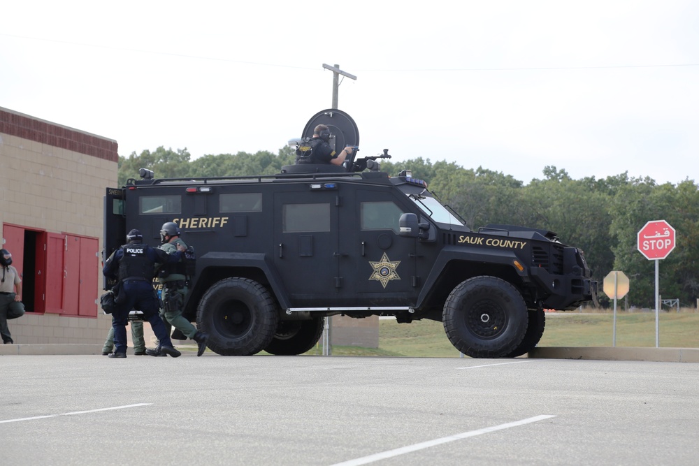 Multiple law-enforcement agencies train at Fort McCoy’s CACTF