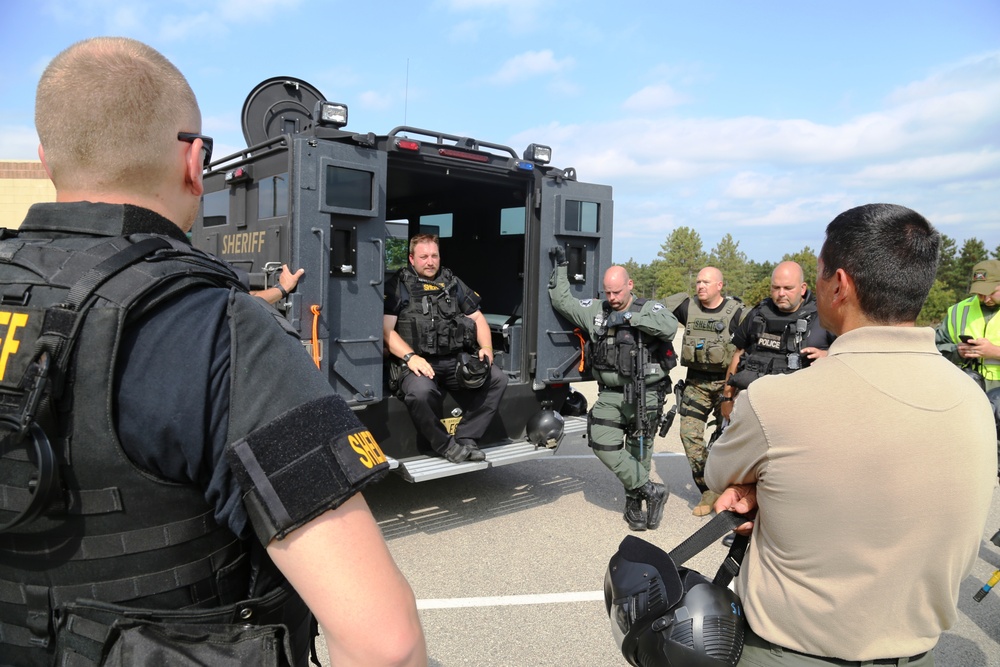 Multiple law-enforcement agencies train at Fort McCoy’s CACTF