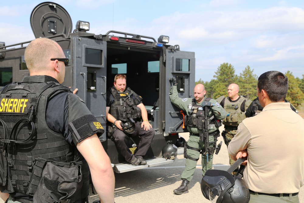 Multiple law-enforcement agencies train at Fort McCoy’s CACTF