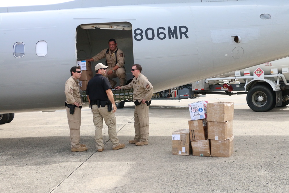 CBP delivers humanitarian supplies to Puerto Rico after Hurricane Maria