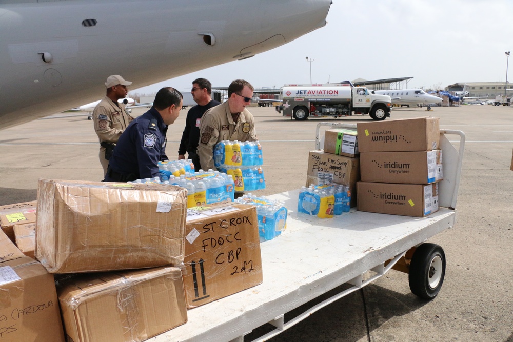 CBP delivers humanitarian supplies to Puerto Rico after Hurricane Maria