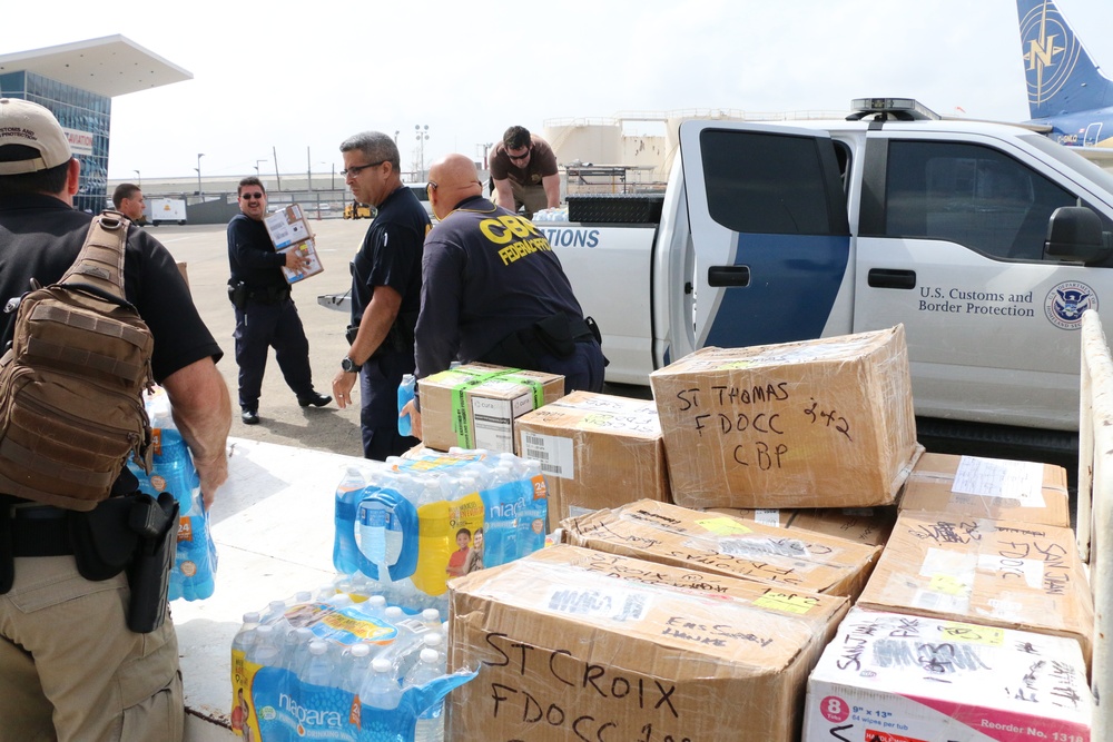 CBP delivers humanitarian supplies to Puerto Rico after Hurricane Maria