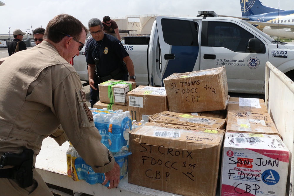 CBP delivers humanitarian supplies to Puerto Rico after Hurricane Maria