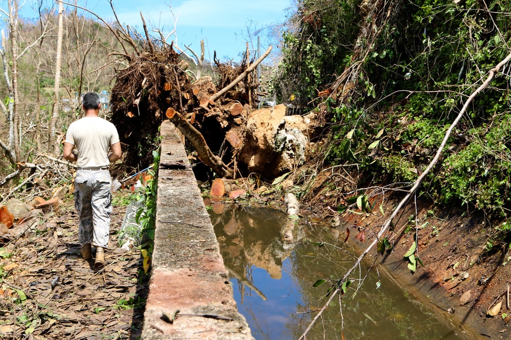 Works at Water Channel System in Isabela
