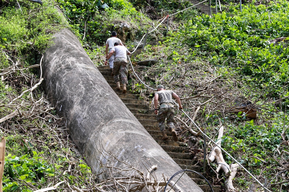 Works at Water Channel System in Isabela