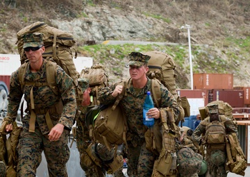 USNS Spearhead Transports JTF-LI Troops from Sint Maarten to Martinique