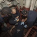 USS Shoup Medical Training Team drill