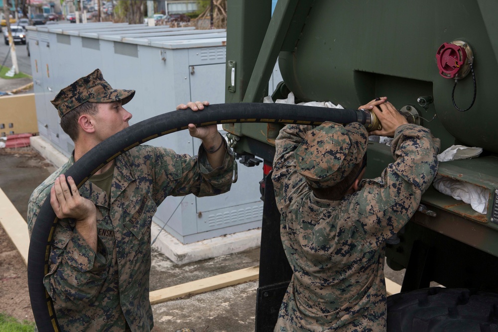 26th MEU refuels Hospital Oriente in Puerto Rico
