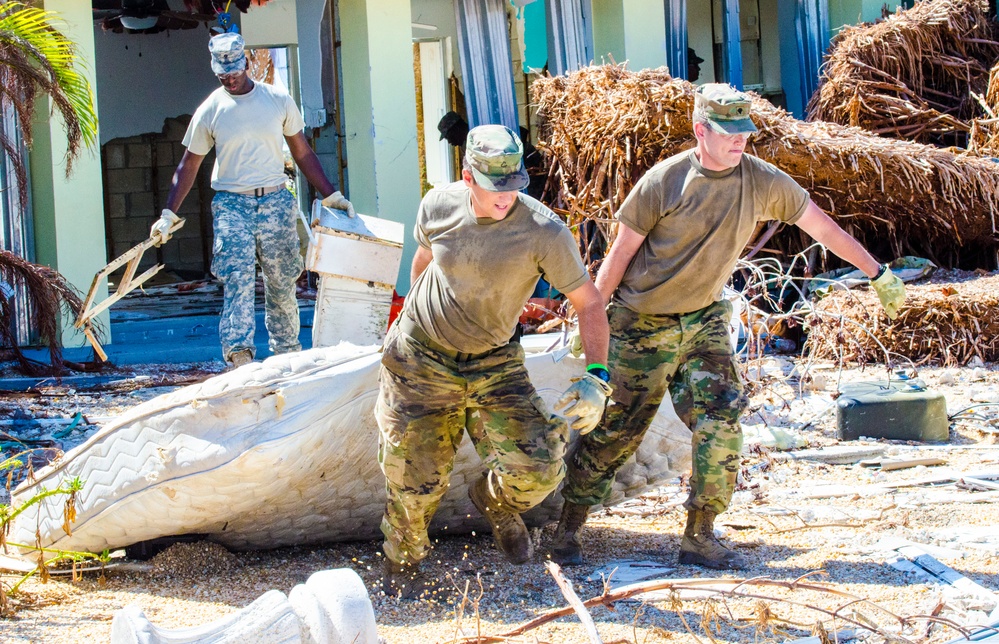 753rd Brigade Engineer Battalion cleans up homes in Big Pine Key