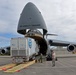 Communication equipment loaded onto C-5 at Dobbins, headed for Puerto Rico