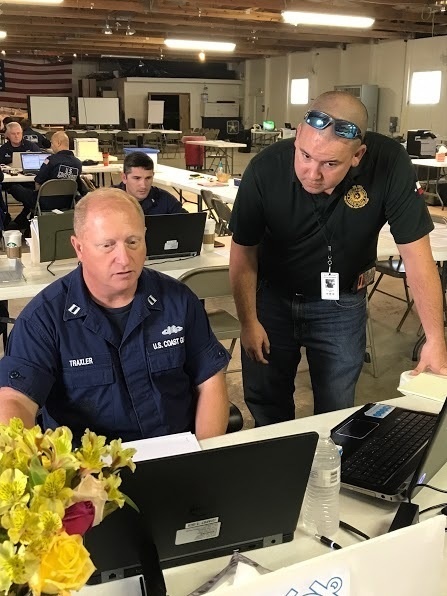 Coast Guard and Local Agencies Remove Damaged Vessels from Harvey