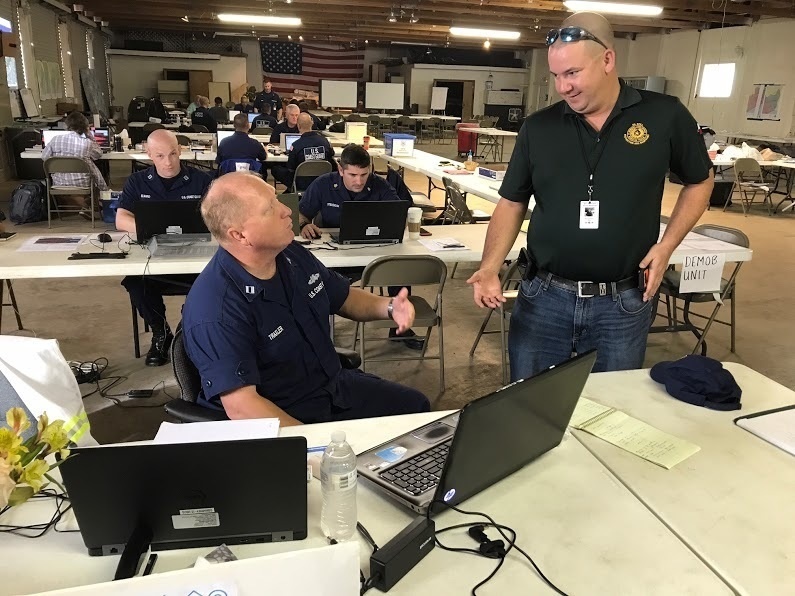 Coast Guard and Local Agencies Remove Damaged Vessels from Harvey