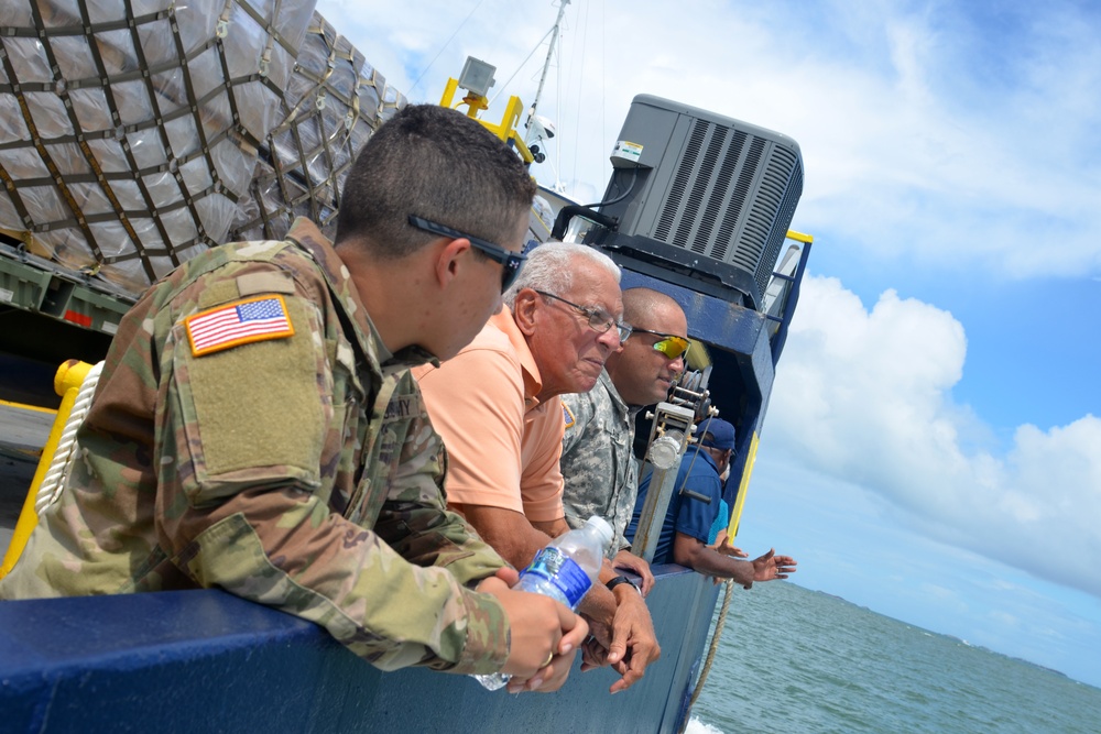 Army National Guard delivers food to Culebra Island Puerto Rico