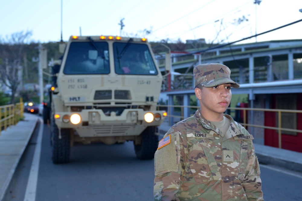 Army National Guard delivers food to Culebra Island Puerto Rico