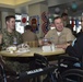 Sailors and Marines Participate in Tea with the Troops