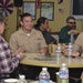 Sailors and Marines Participate in Tea with the Troops