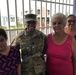 Soldier visits military family in Trujillo Alto Puerto Rico