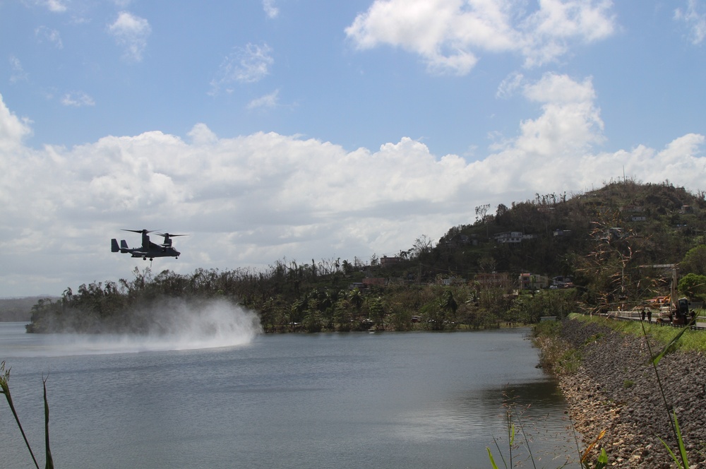 Guajataca Dam strengthening operations