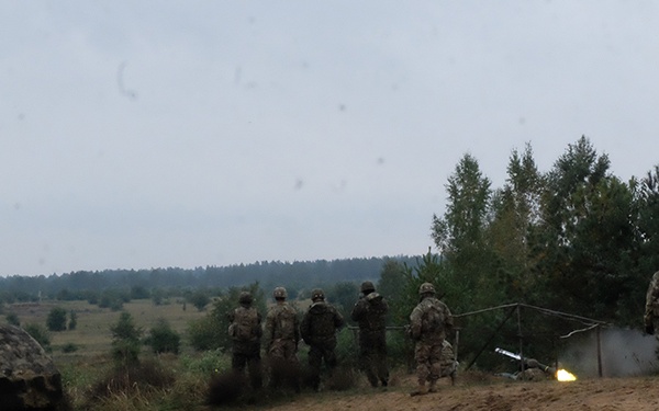 Battle Group Poland Troop Live Fire