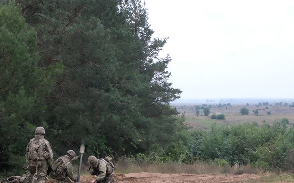 Battle Group Poland Troop Live Fire