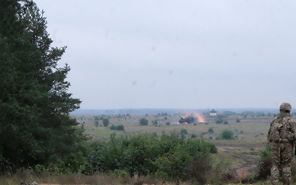 Battle Group Poland Troop Live Fire