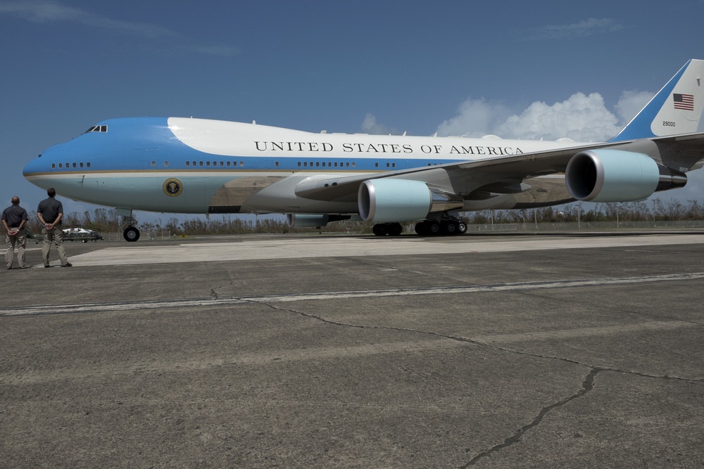 President Trump Visits Puerto Rico