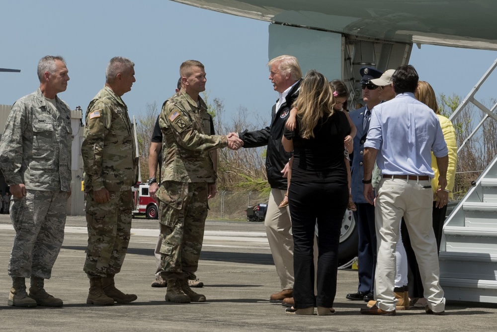 President Trump Visits Puerto Rico