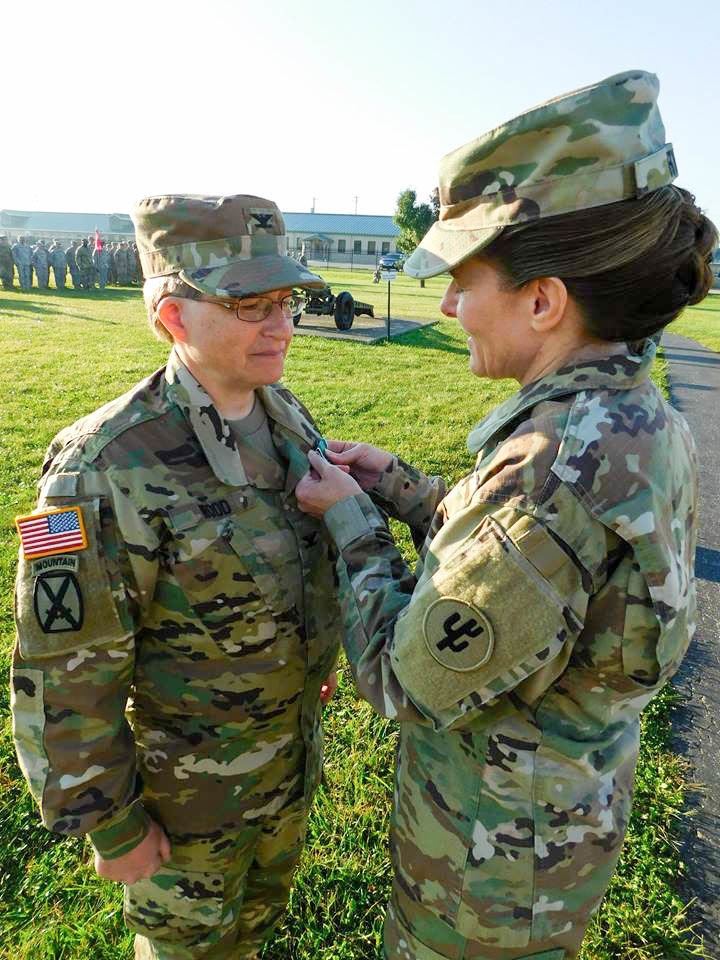 Col. Michelle Wood Receives Award