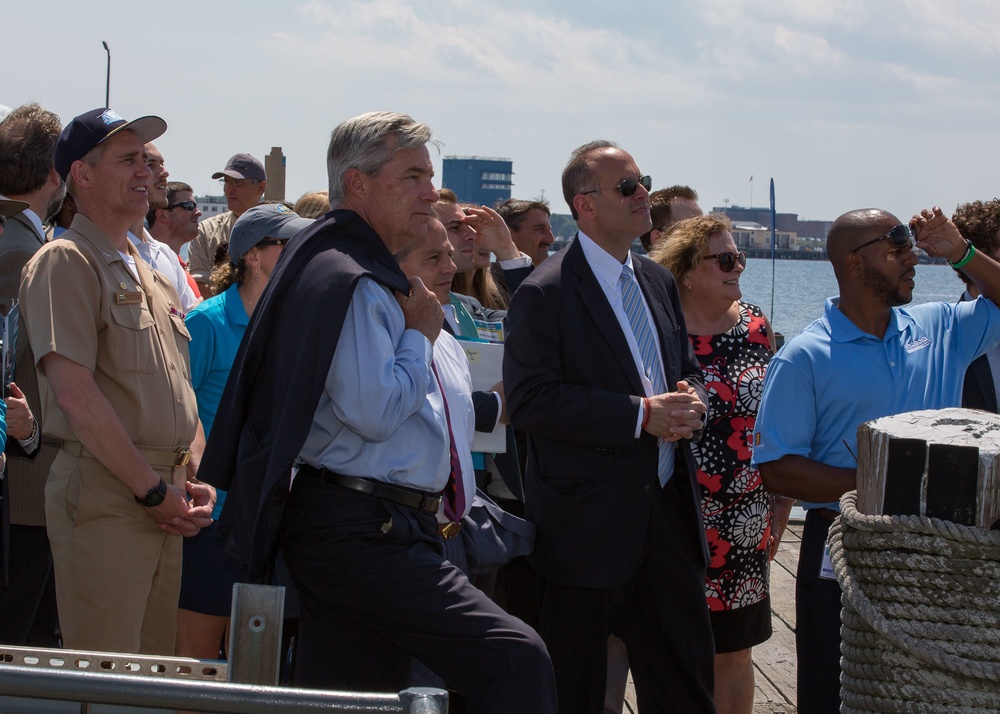 Rhode Island Congressional Delegates visit the Advanced Naval Technology Exercise