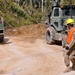 Road Clearing Mission in Utuado Puerto Rico, providing access to surrounding communities.