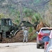 Road Clearing Mission in Utuado Puerto Rico, providing access to surrounding communities.