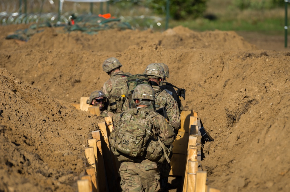 NATO Battle Group Conducts Troop Live Fire