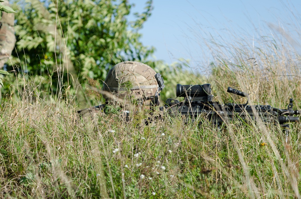 NATO Battle Group Conducts Troop Live Fire