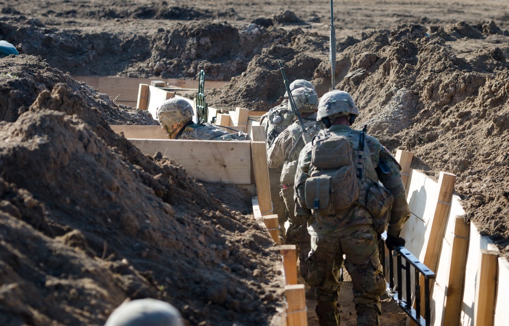 NATO Battle Group Conducts Troop Live Fire