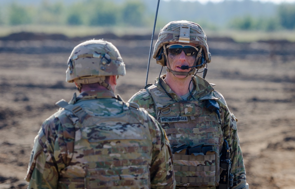 NATO Battle Group Conducts Troop Live Fire