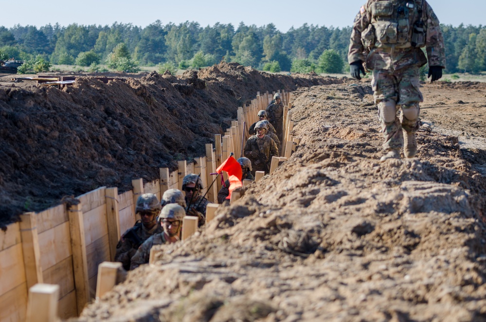 NATO Battle Group Conducts Troop Live Fire