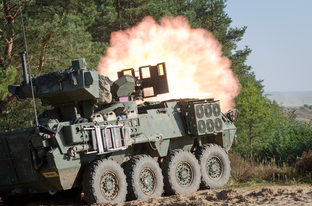 NATO Battle Group Conducts Troop Live Fire