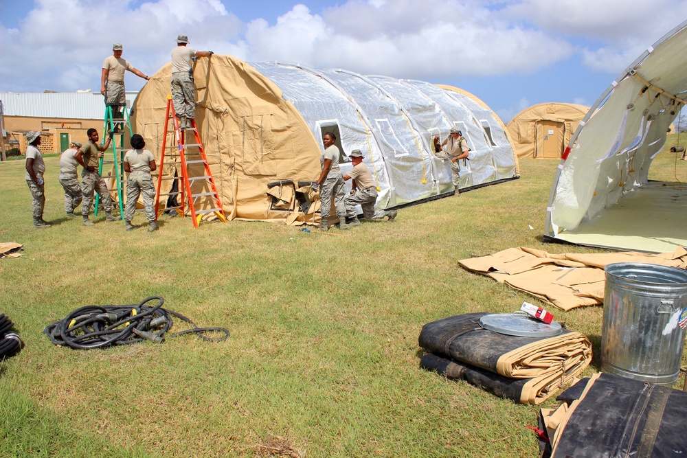 St. Croix receives DRBS or tent city for inbound and outbound National Guard members