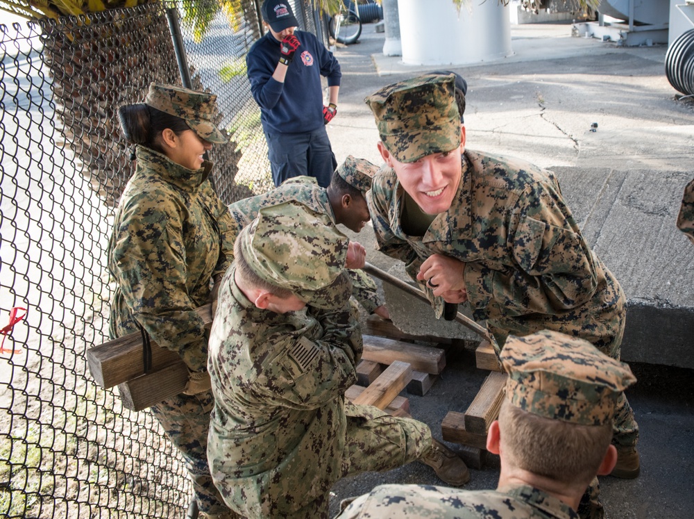 Sailors, Marines Learn Urban Search and Rescue Techniques