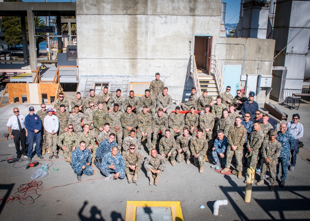 Sailors, Marines Learn Urban Search and Rescue Techniques