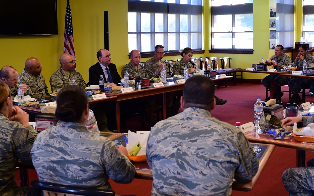 USecAF and VCSAF tour Buckley AFB