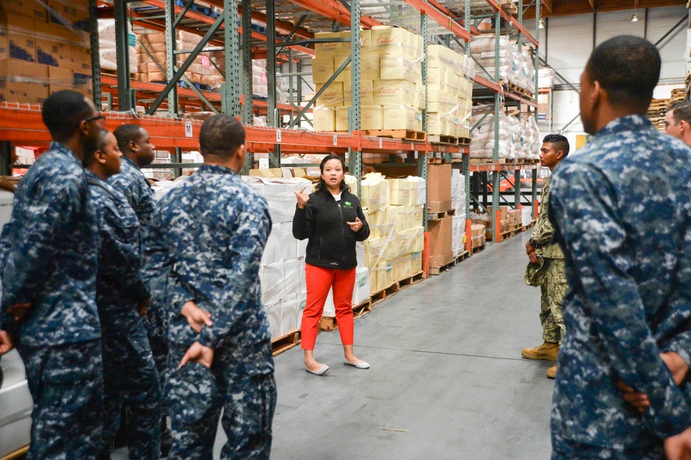 Sailors Volunteer at San Francisco Food Bank During Fleet Week San Francisco