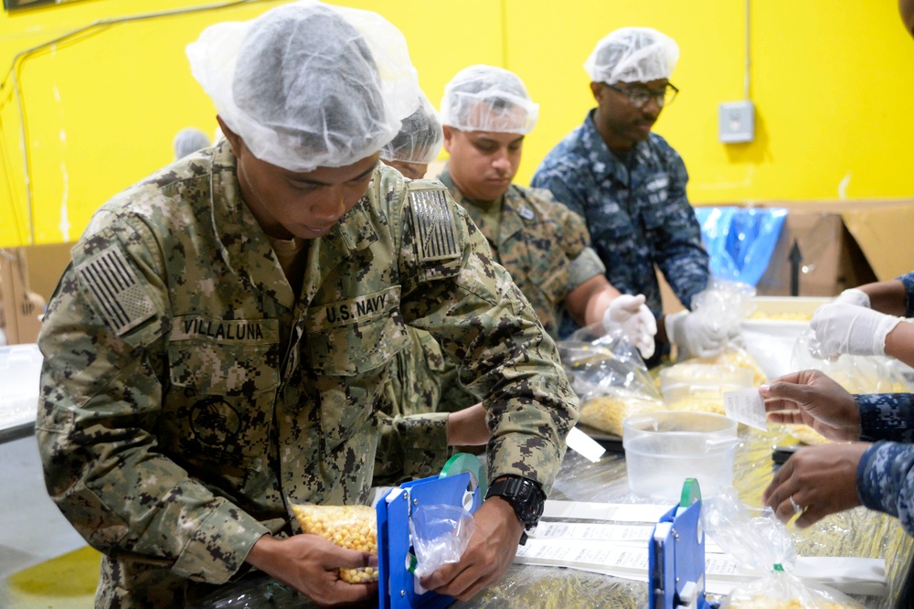 Sailors and Marines Volunteer at San Francisco Food Bank