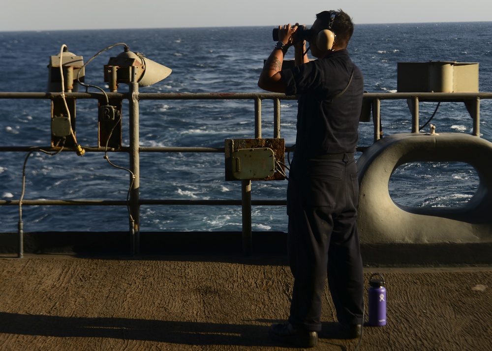 Sailor Stands Watch