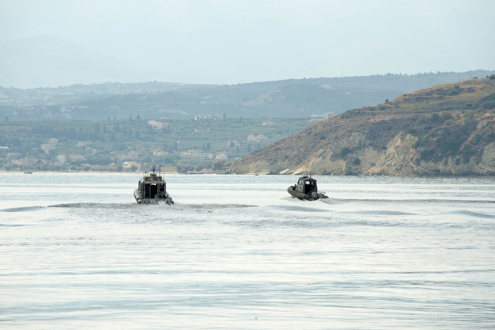 NSA Souda Bay Holds EOD Drill at Marathi NATO Piers