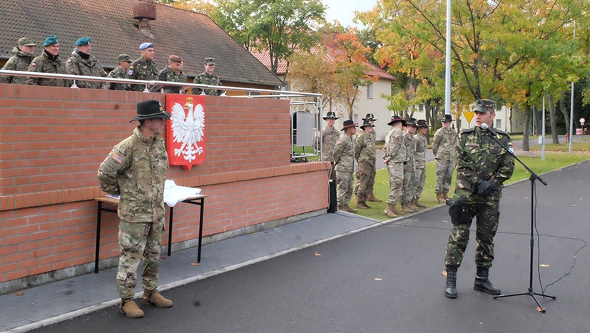 Battle Group Poland Romanian Change Of Responsibility