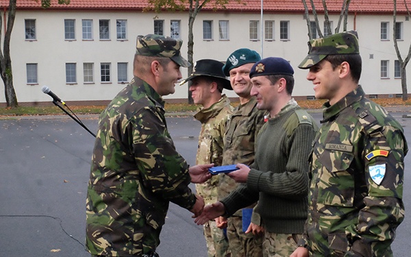 Battle Group Poland Romanian Change Of Responsibility