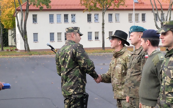 Battle Group Poland Romanian Change Of Responsibility